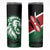 Kenya Lion Head Skinny Tumbler Flag Style