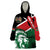 Kenya Lion Head Wearable Blanket Hoodie Flag Style