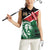 Kenya Lion Head Women Sleeveless Polo Shirt Flag Style