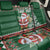 Personalized Kenya Christmas Back Car Seat Cover African Santa Claus - Heri ya Krismasi - Wonder Print Shop