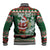 Personalized Kenya Christmas Baseball Jacket African Santa Claus - Heri ya Krismasi - Wonder Print Shop