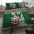 Personalized Kenya Christmas Bedding Set African Santa Claus - Heri ya Krismasi - Wonder Print Shop