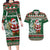 Personalized Kenya Christmas Couples Matching Long Sleeve Bodycon Dress and Hawaiian Shirt African Santa Claus - Heri ya Krismasi - Wonder Print Shop