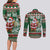 Personalized Kenya Christmas Couples Matching Long Sleeve Bodycon Dress and Long Sleeve Button Shirt African Santa Claus - Heri ya Krismasi - Wonder Print Shop