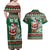 Personalized Kenya Christmas Couples Matching Off Shoulder Maxi Dress and Hawaiian Shirt African Santa Claus - Heri ya Krismasi - Wonder Print Shop