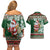 Personalized Kenya Christmas Couples Matching Off Shoulder Short Dress and Hawaiian Shirt African Santa Claus - Heri ya Krismasi - Wonder Print Shop