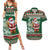 Personalized Kenya Christmas Couples Matching Summer Maxi Dress and Hawaiian Shirt African Santa Claus - Heri ya Krismasi - Wonder Print Shop