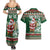 Personalized Kenya Christmas Couples Matching Summer Maxi Dress and Hawaiian Shirt African Santa Claus - Heri ya Krismasi - Wonder Print Shop