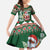 Personalized Kenya Christmas Family Matching Mermaid Dress and Hawaiian Shirt African Santa Claus - Heri ya Krismasi - Wonder Print Shop