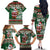 Personalized Kenya Christmas Family Matching Off The Shoulder Long Sleeve Dress and Hawaiian Shirt African Santa Claus - Heri ya Krismasi - Wonder Print Shop