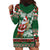 Personalized Kenya Christmas Hoodie Dress African Santa Claus - Heri ya Krismasi - Wonder Print Shop