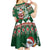 Personalized Kenya Christmas Kid Short Sleeve Dress African Santa Claus - Heri ya Krismasi - Wonder Print Shop