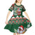 Personalized Kenya Christmas Kid Short Sleeve Dress African Santa Claus - Heri ya Krismasi - Wonder Print Shop