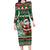 Personalized Kenya Christmas Long Sleeve Bodycon Dress African Santa Claus - Heri ya Krismasi - Wonder Print Shop