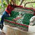 Personalized Kenya Christmas Quilt African Santa Claus - Heri ya Krismasi - Wonder Print Shop