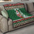 Personalized Kenya Christmas Quilt African Santa Claus - Heri ya Krismasi - Wonder Print Shop