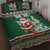 Personalized Kenya Christmas Quilt Bed Set African Santa Claus - Heri ya Krismasi - Wonder Print Shop