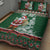 Personalized Kenya Christmas Quilt Bed Set African Santa Claus - Heri ya Krismasi - Wonder Print Shop