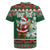 Personalized Kenya Christmas Rugby Jersey African Santa Claus - Heri ya Krismasi - Wonder Print Shop