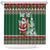 Personalized Kenya Christmas Shower Curtain African Santa Claus - Heri ya Krismasi