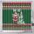 Personalized Kenya Christmas Shower Curtain African Santa Claus - Heri ya Krismasi