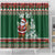 Personalized Kenya Christmas Shower Curtain African Santa Claus - Heri ya Krismasi