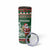 Personalized Kenya Christmas Skinny Tumbler African Santa Claus - Heri ya Krismasi