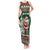 Personalized Kenya Christmas Tank Maxi Dress African Santa Claus - Heri ya Krismasi - Wonder Print Shop