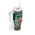 Personalized Kenya Christmas Tumbler With Handle African Santa Claus - Heri ya Krismasi