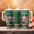 Personalized Kenya Christmas Tumbler With Handle African Santa Claus - Heri ya Krismasi