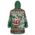 Personalized Kenya Christmas Wearable Blanket Hoodie African Santa Claus - Heri ya Krismasi - Wonder Print Shop