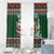 Personalized Kenya Christmas Window Curtain African Santa Claus - Heri ya Krismasi - Wonder Print Shop