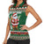 Personalized Kenya Christmas Women Sleeveless Polo Shirt African Santa Claus - Heri ya Krismasi - Wonder Print Shop