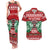 Kenya Christmas Lion Couples Matching Tank Maxi Dress and Hawaiian Shirt Heri ya Krismasi - Wewe pia - Wonder Print Shop