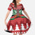 Kenya Christmas Lion Family Matching Off The Shoulder Long Sleeve Dress and Hawaiian Shirt Heri ya Krismasi - Wewe pia - Wonder Print Shop