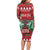 Kenya Christmas Lion Long Sleeve Bodycon Dress Heri ya Krismasi - Wewe pia - Wonder Print Shop