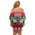 Kenya Christmas Lion Off Shoulder Short Dress Heri ya Krismasi - Wewe pia - Wonder Print Shop