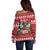 Kenya Christmas Lion Off Shoulder Sweater Heri ya Krismasi - Wewe pia - Wonder Print Shop