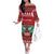 Kenya Christmas Lion Off The Shoulder Long Sleeve Dress Heri ya Krismasi - Wewe pia - Wonder Print Shop