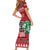 Kenya Christmas Lion Short Sleeve Bodycon Dress Heri ya Krismasi - Wewe pia - Wonder Print Shop