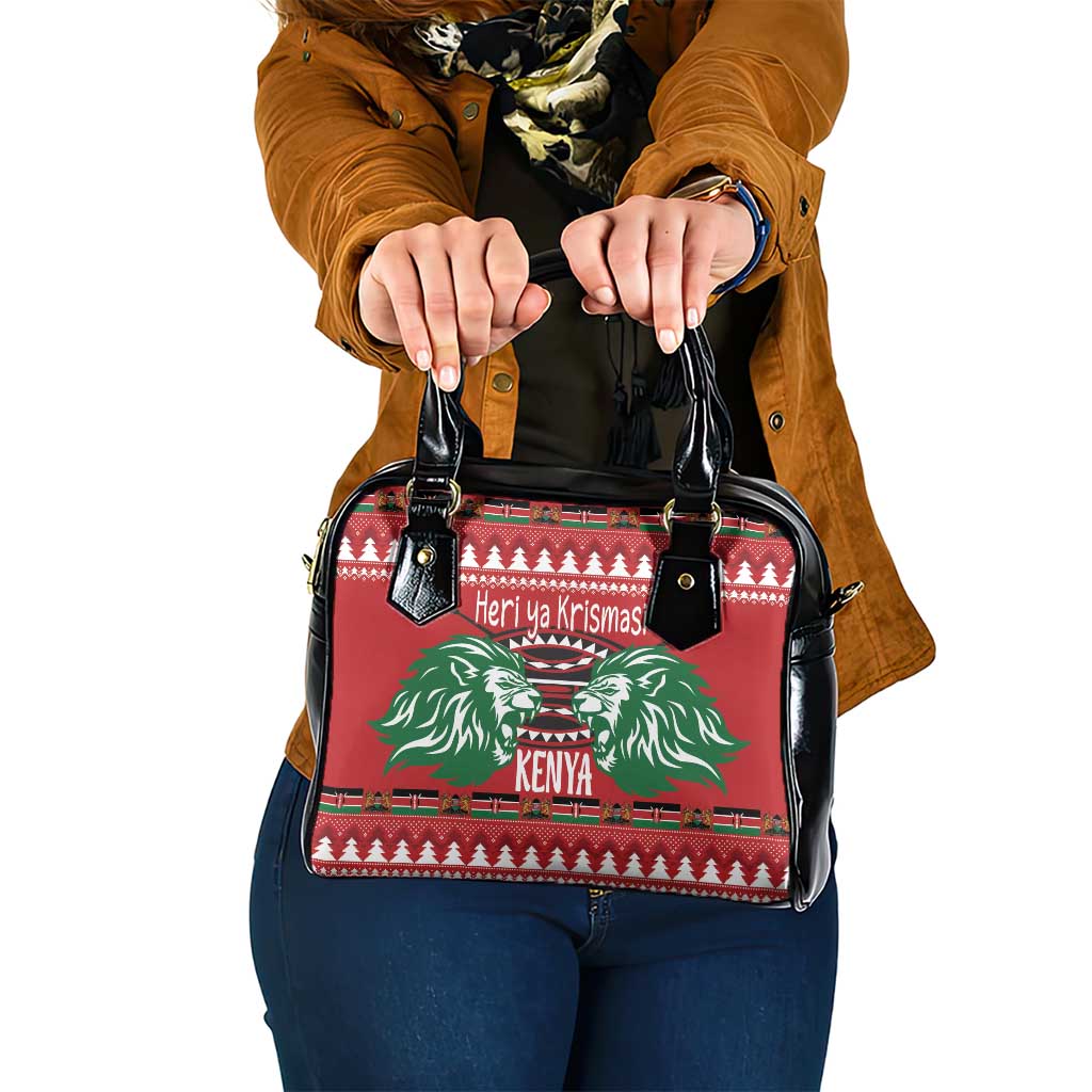 Kenya Christmas Lion Shoulder Handbag Heri ya Krismasi - Wewe pia