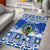 El Salvador Christmas Area Rug The Torogoz Cartoon With Coat Of Arms - Wonder Print Shop