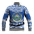 El Salvador Christmas Baseball Jacket The Torogoz Cartoon With Coat Of Arms - Wonder Print Shop