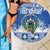 El Salvador Christmas Beach Blanket The Torogoz Cartoon With Coat Of Arms - Wonder Print Shop