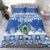 El Salvador Christmas Bedding Set The Torogoz Cartoon With Coat Of Arms - Wonder Print Shop