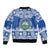 El Salvador Christmas Bomber Jacket The Torogoz Cartoon With Coat Of Arms - Wonder Print Shop