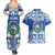 El Salvador Christmas Couples Matching Summer Maxi Dress and Hawaiian Shirt The Torogoz Cartoon With Coat Of Arms - Wonder Print Shop