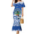 El Salvador Christmas Family Matching Mermaid Dress and Hawaiian Shirt The Torogoz Cartoon With Coat Of Arms - Wonder Print Shop