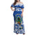 El Salvador Christmas Family Matching Off Shoulder Maxi Dress and Hawaiian Shirt The Torogoz Cartoon With Coat Of Arms - Wonder Print Shop