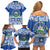 El Salvador Christmas Family Matching Off Shoulder Short Dress and Hawaiian Shirt The Torogoz Cartoon With Coat Of Arms - Wonder Print Shop